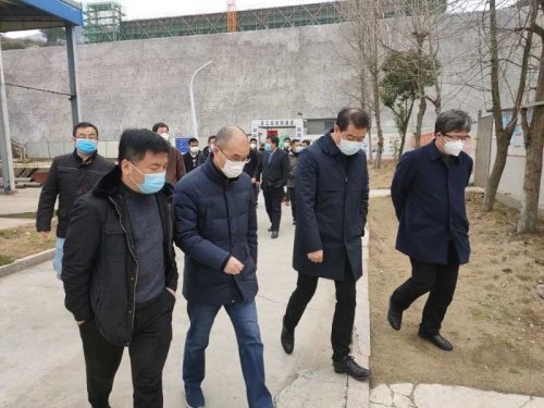 【领导关怀】发挥优势  共克时艰——市城投集团检查组一行对先锋娱乐集团天子岭分类减量EPC项目复工情况检查指导